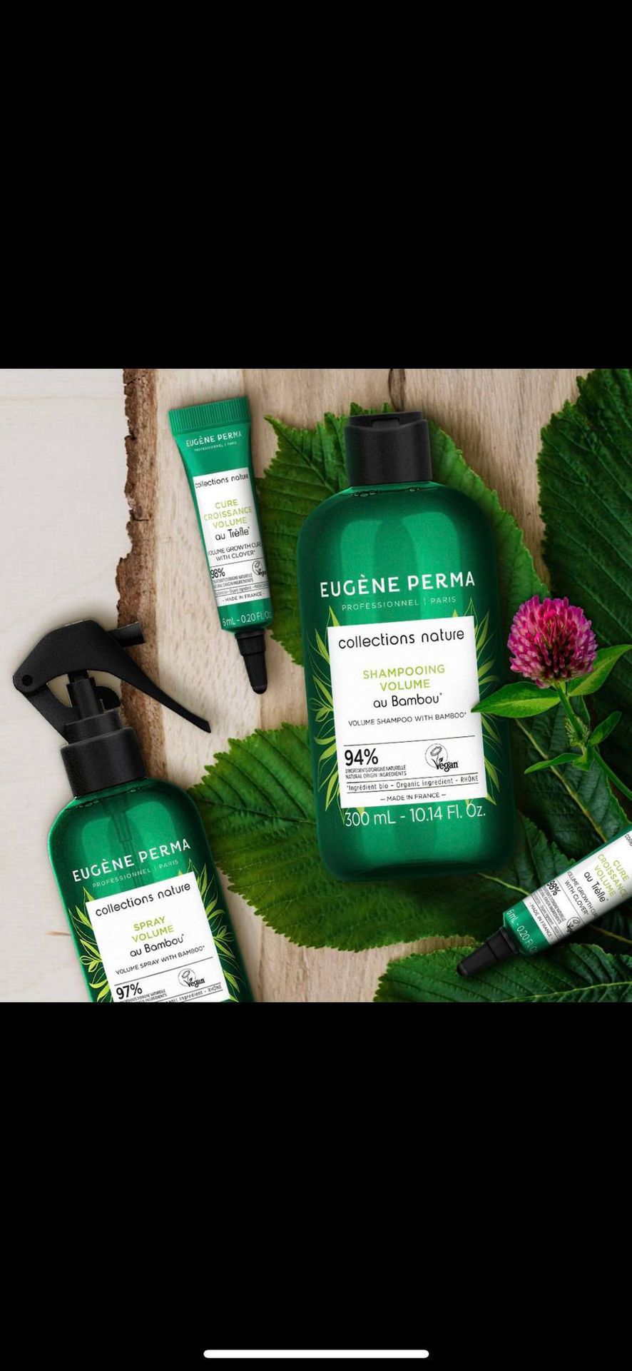 Spray & Shampooing Volume au Bambou